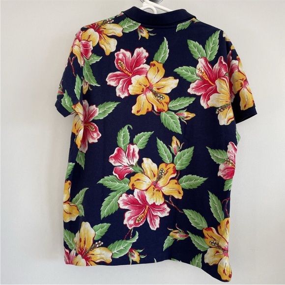 Ralph Lauren Navy Classic fit Floral Shirt - Picture 3 of 4